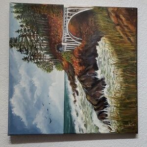 Origional Art Oil Painting 'Ragged Cove'